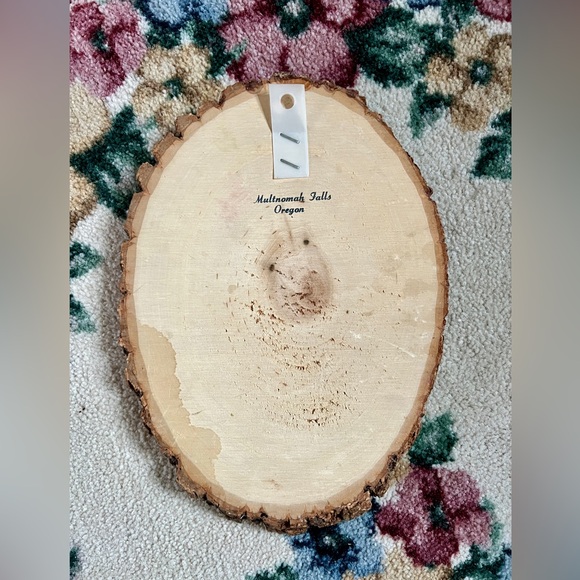 Vintage decoupage girl and her dog wooden wall hanging wall decor - Picture 4 of 6